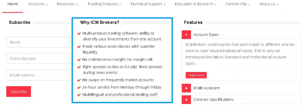 Обзор брокера ICM Brokers: условия работы и отзывы клиентов