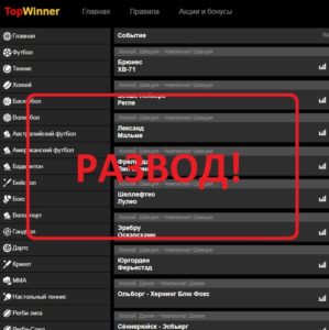 TopWinner — отзывы о конторе