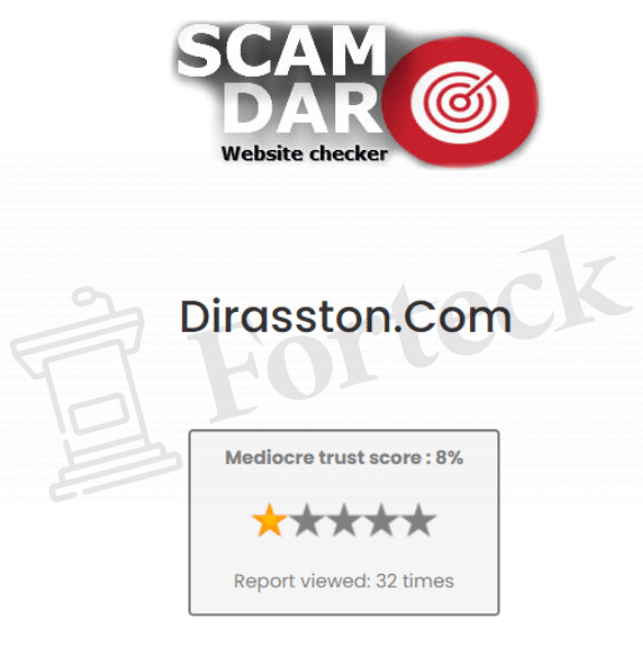 Dirasston – очередной криптокошелек, созданный для обмана