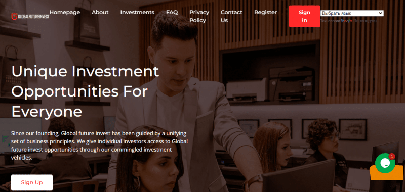Подробный обзор о компании Global Future Investment