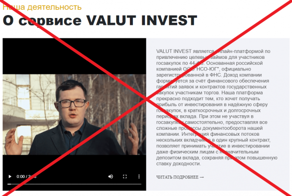 Valut Invest — инвестиционная платформа. Отзывы о valutinvest.com